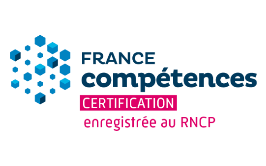 Logo France compétences RNCP - ALFAE Ecole Numérique Nomade et Connectée